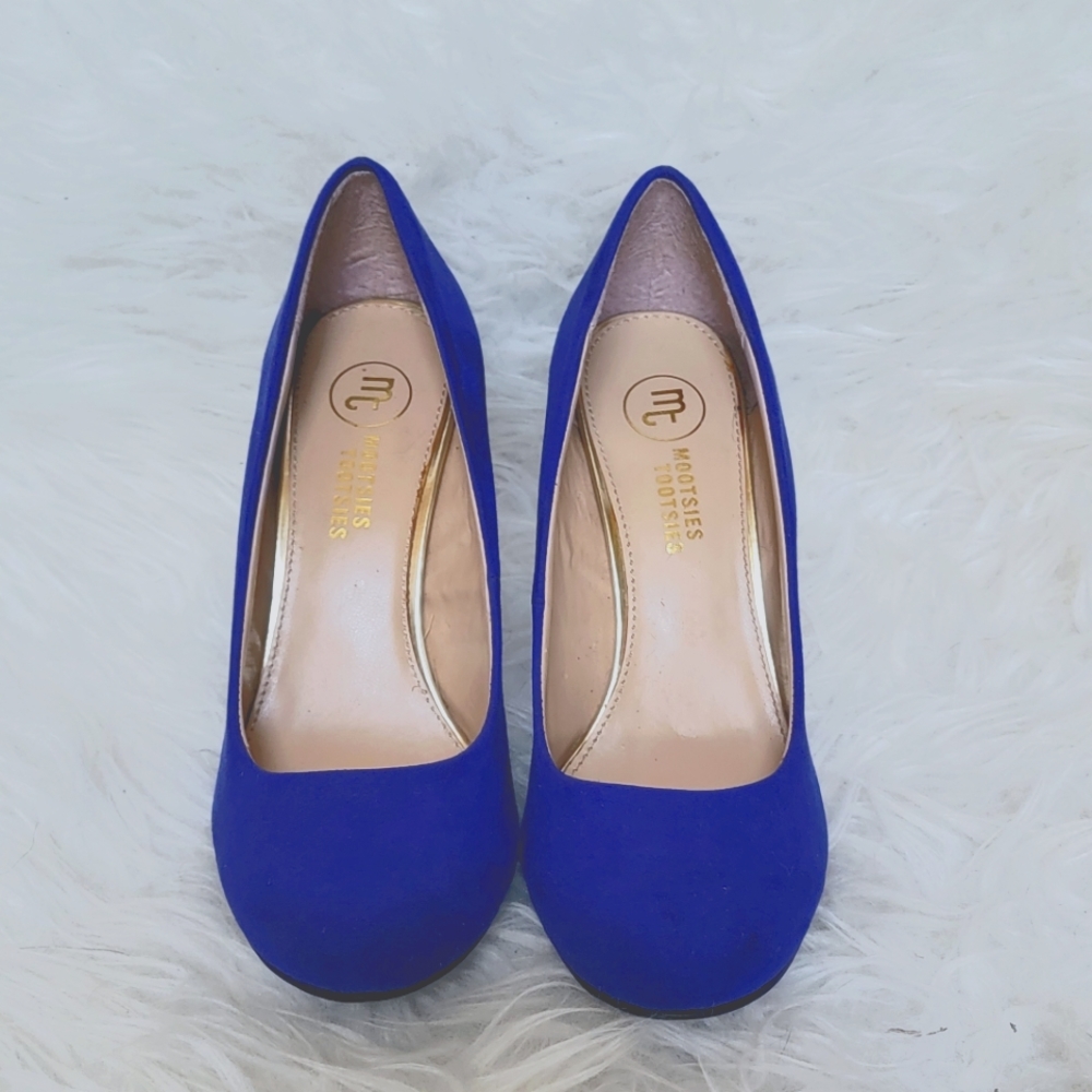 Royal Blue Mootsies Tootsies Heels!